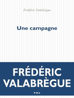 cover image of Une campagne